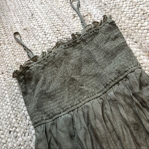 *25% OFF BUNDLE!* 
Olive Smocked Tiered Maxi Dress